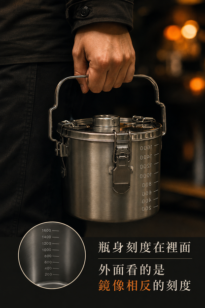 燕三條IH明火對應圓形便當提罐(多附一個密封圈)